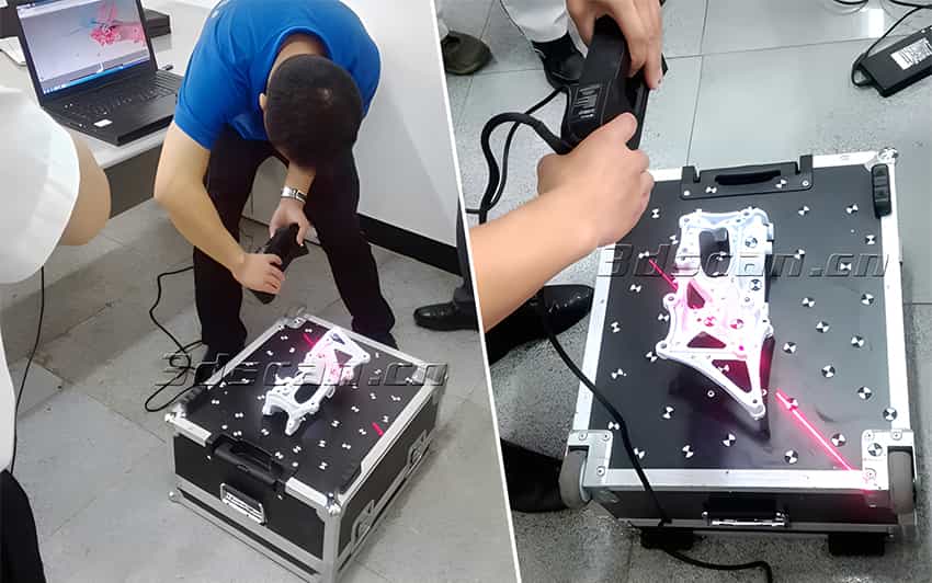 華朗三維掃描儀-汽車零部件掃描現(xiàn)場(chǎng)