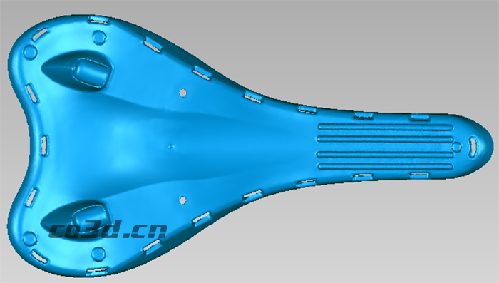 高端品牌自行車鞍座三維掃描