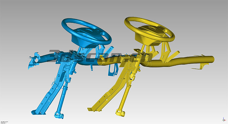 汽車方向盤逆向掃描