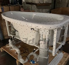 浴缸三維逆向掃描