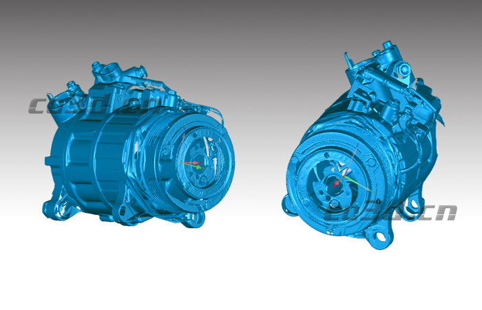 寶馬壓縮機三維掃描
