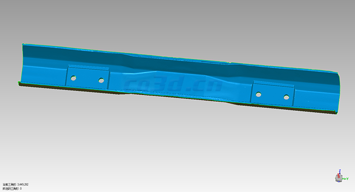 高鐵枕軌澆鑄鋼膜三維檢測