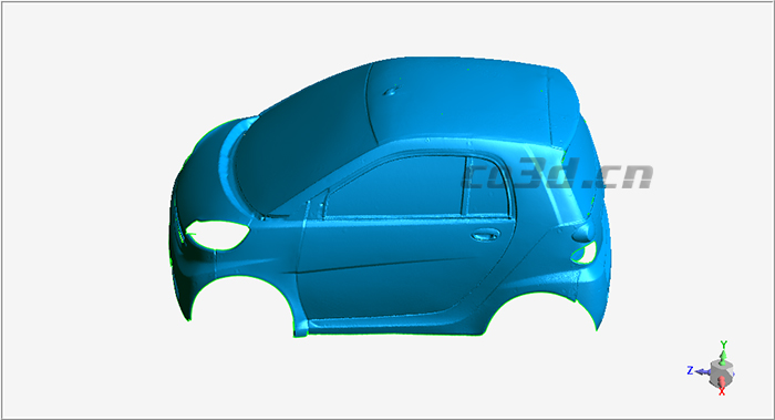 奔馳汽車(chē)逆向三維掃描