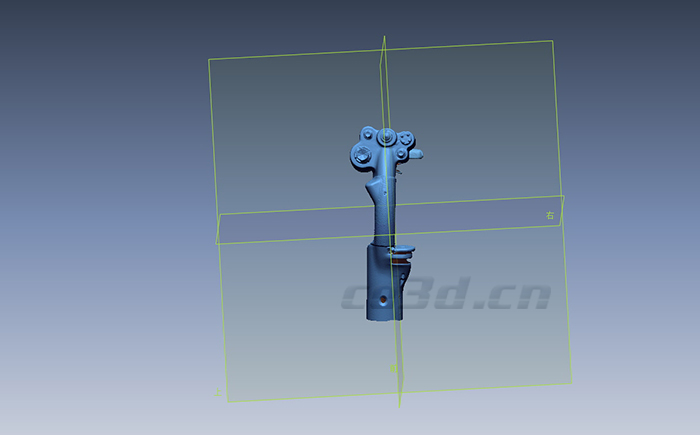 蘇27戰(zhàn)斗機(jī)操縱桿三維檢測