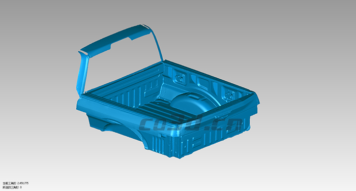 福特汽車車斗、腳墊掃描方案