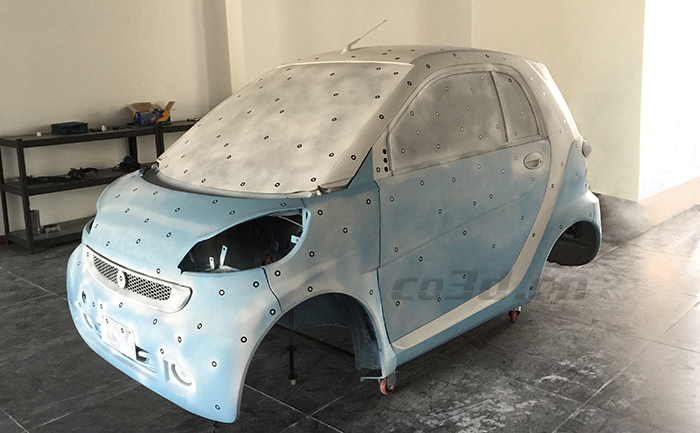 奔馳汽車(chē)逆向三維掃描