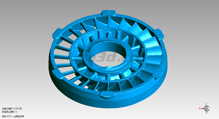 飛機(jī)引擎葉輪三維掃描案例