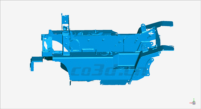 杭叉車(chē)身鑄件三維掃描