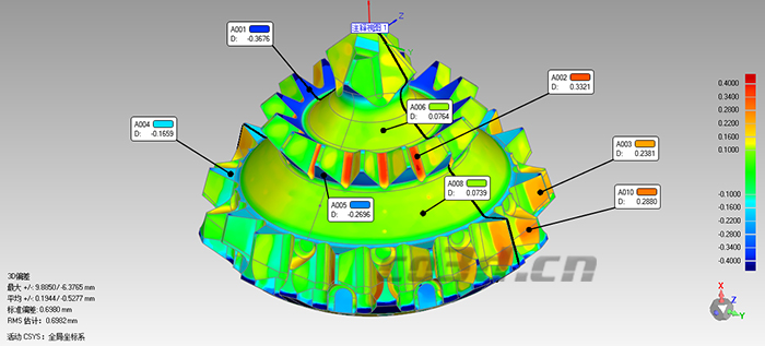 石油鉆頭三維檢測(cè)