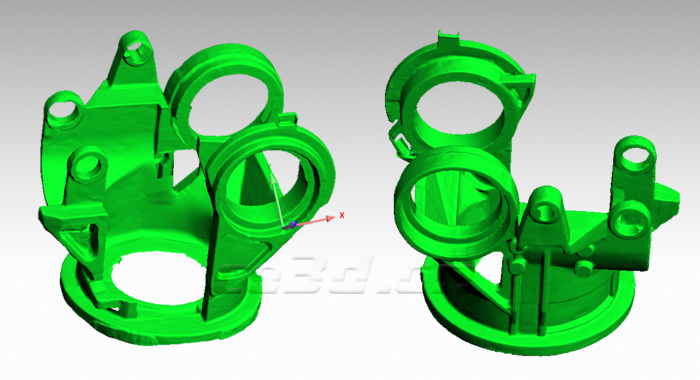 機器人機械臂底座三維掃描