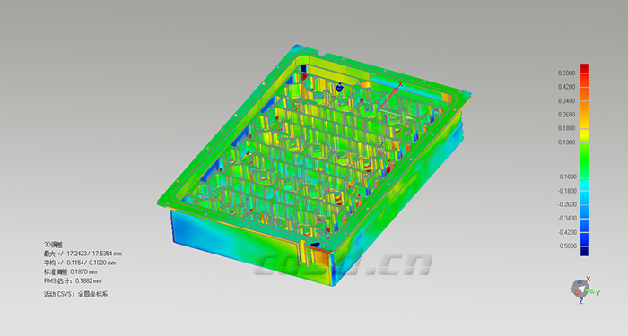 精密復雜加工件三維檢測案例