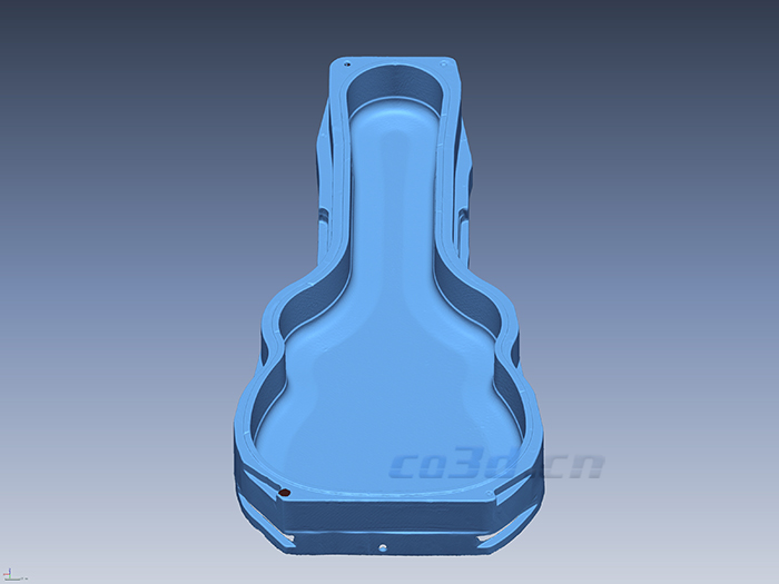 吉他樂器盒模具三維掃描案例