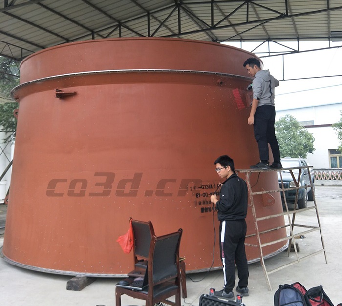 大型汽輪機艙體三維掃描案例